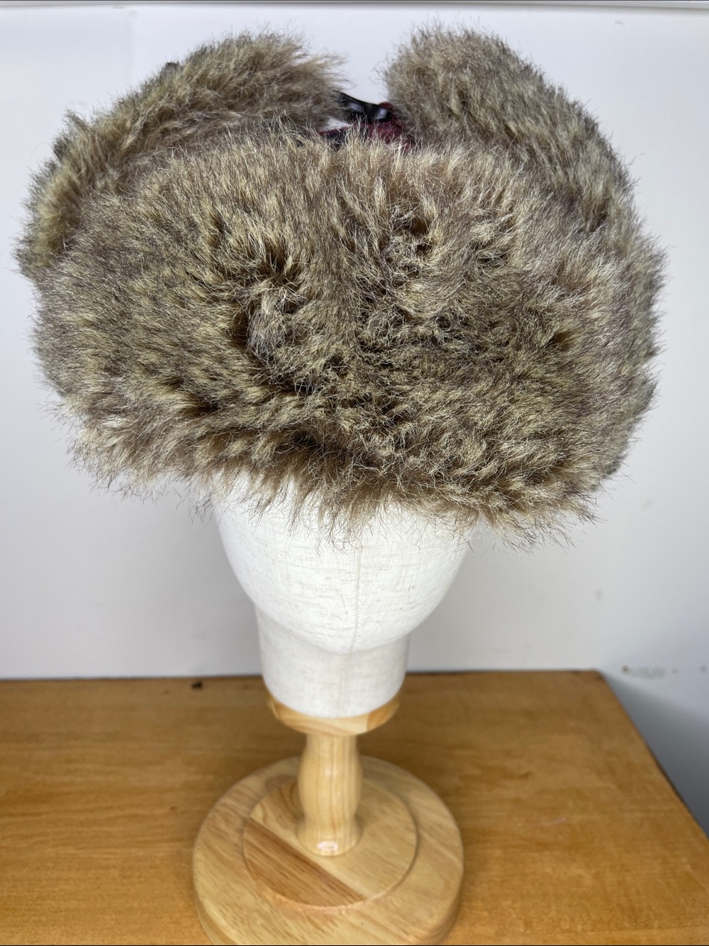 Cozy Faux Fur Trapper Hat in Brown